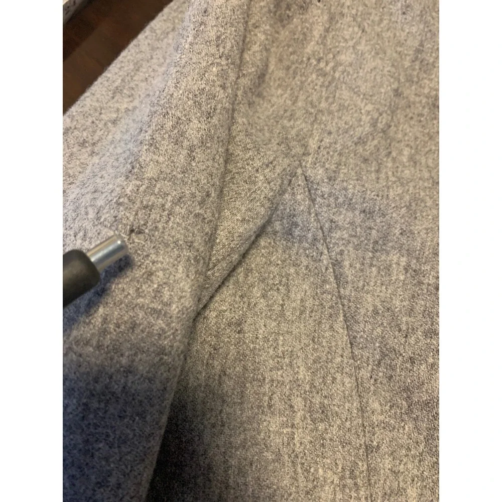 Vintage‎ Pendleton Classic Grey 100% Virgin Wool Blazer Size 14